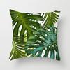 Leaf Print Pillow Cover Decorative Pillowcase Super Soft Wear Resistant Washable Easy Maintenance Cushion Case Decoration