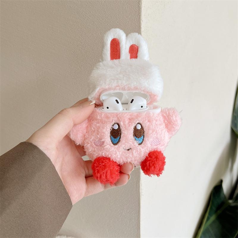 Plush Rabbit Hat Star Snorlax for AirPods Pro1 Generation Protective Case 1st Generation Apple Bluetooth Headset Case Female