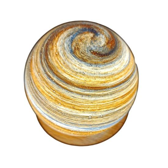 Bedside Lamp Romantic Planet Design Eye-catching Light Soft Stunning Visual Effect Highly Translucent Glass Cover
