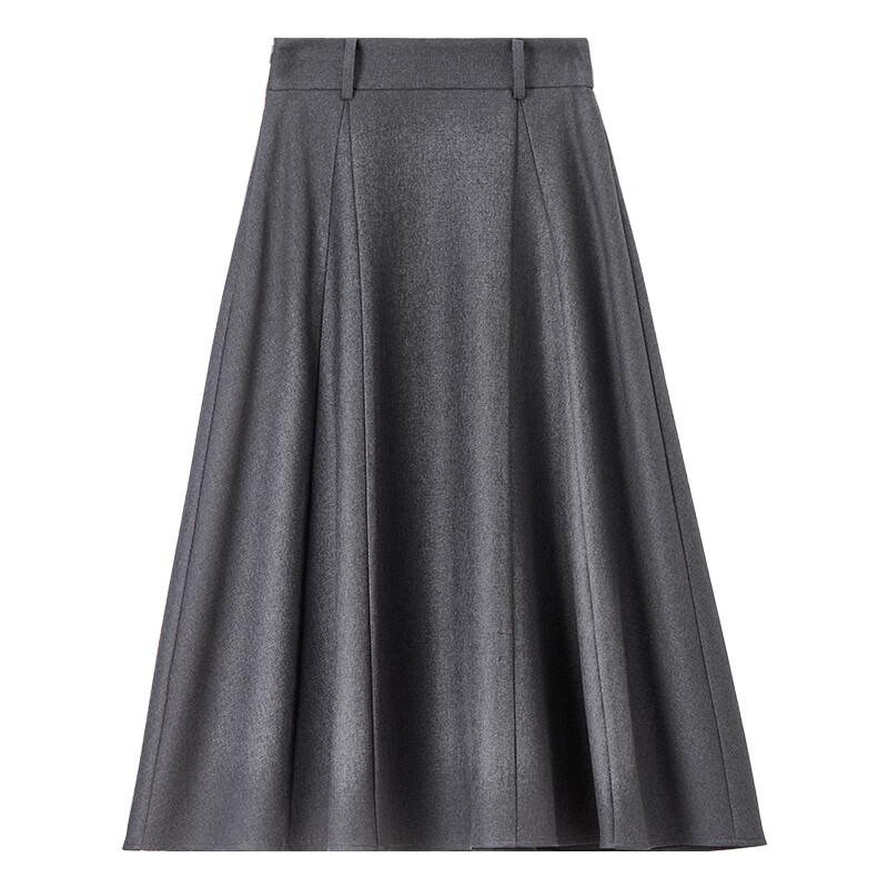 Elegant A-Line Midi Skirt for Women