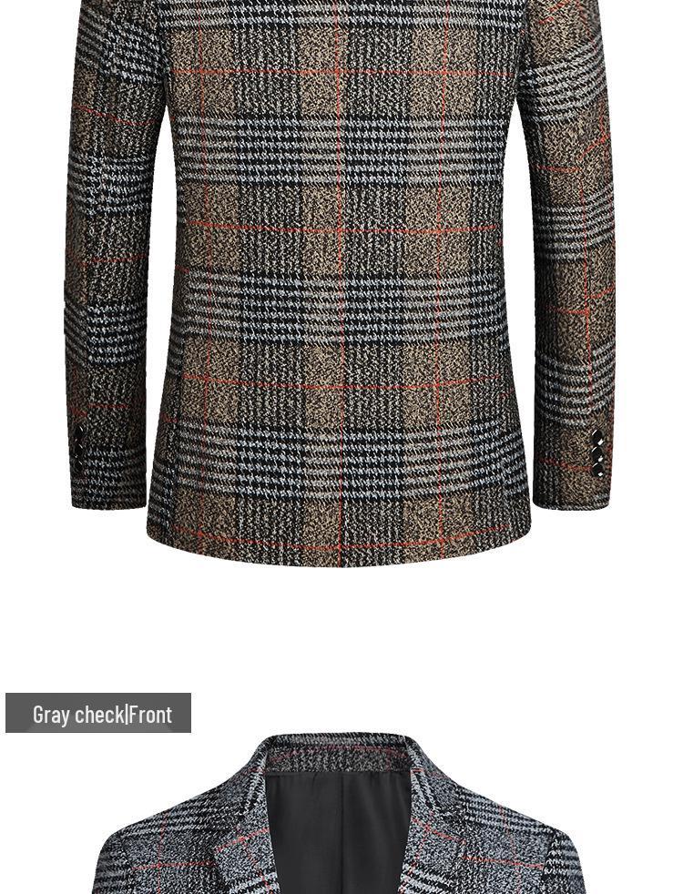 2025 Men's Slim Fit Single-Breasted Blazer: Spring & Autumn Casual Korean Style Fashion Trend