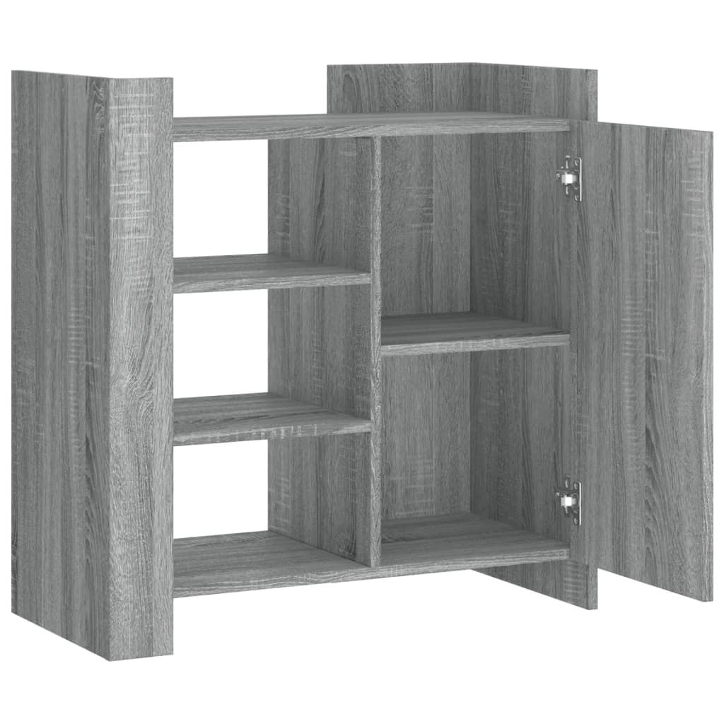 Vidaxl Szafka, Szary Dąb Sonoma 73,5X35X75 Cm, Materiał Drewnopochodny