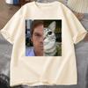 Dexter Morgan Katze T-Shirts Lustig Baumwolle Kurzarm Rundhals T-Shirt Unisex Streetwear Unisex Kleidung Harajuku Bedrucktes T-Shirt Oberteile