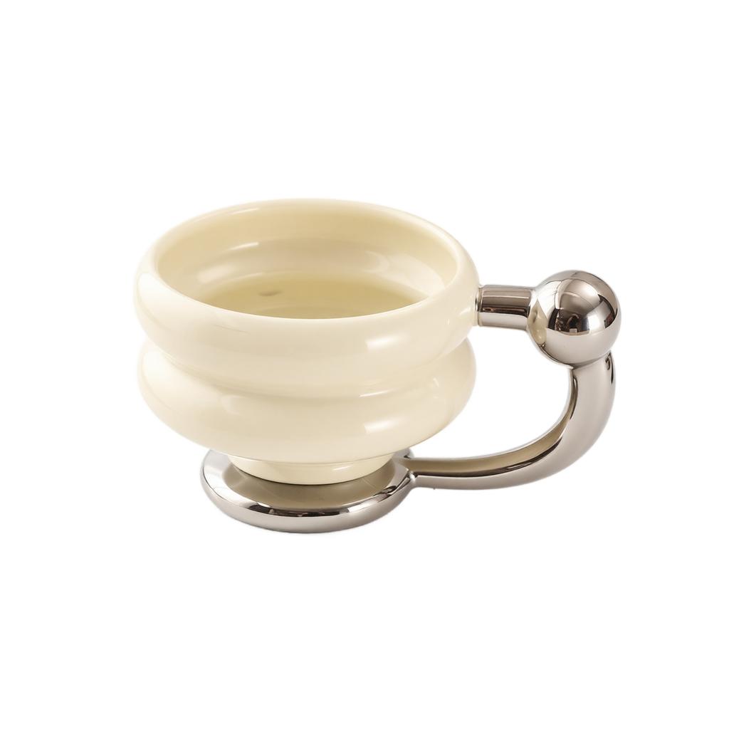 Ceramic Coffee Mug - Elegant Tea Cup for Daily Use, Desktop Decoration, New Home Decor