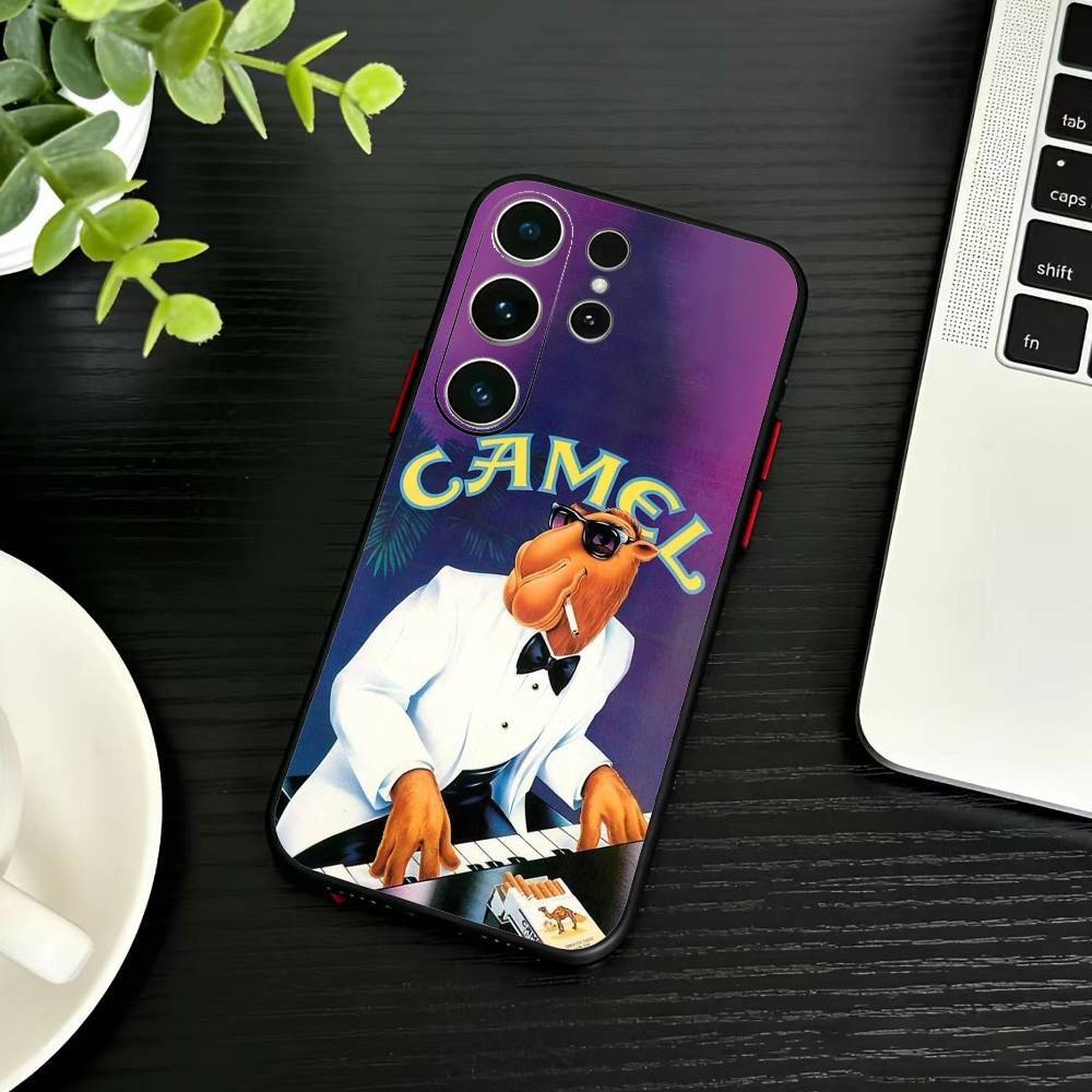 

Чехол для телефона с логотипом сигаретной марки Camel для Samsung S26, S25, S24, S23, S22, S21, S20, Plus, Fe, Lite, Другие Черный чехол Samsung S24ULTRA