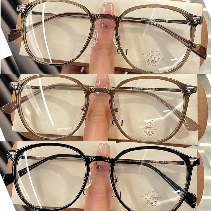 3Pcs Women Luxury Brand Photochromic Myopia Glasses Vintage Near Sight Eyeglasses Fashion Round Frame Eyewear Diopter