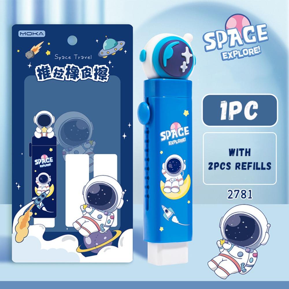 High Quality Push-pull Eraser Without Leaving Marks No Debris Pencil Erasers Cartoon Capybara Rubber Eraser Back To School Gift