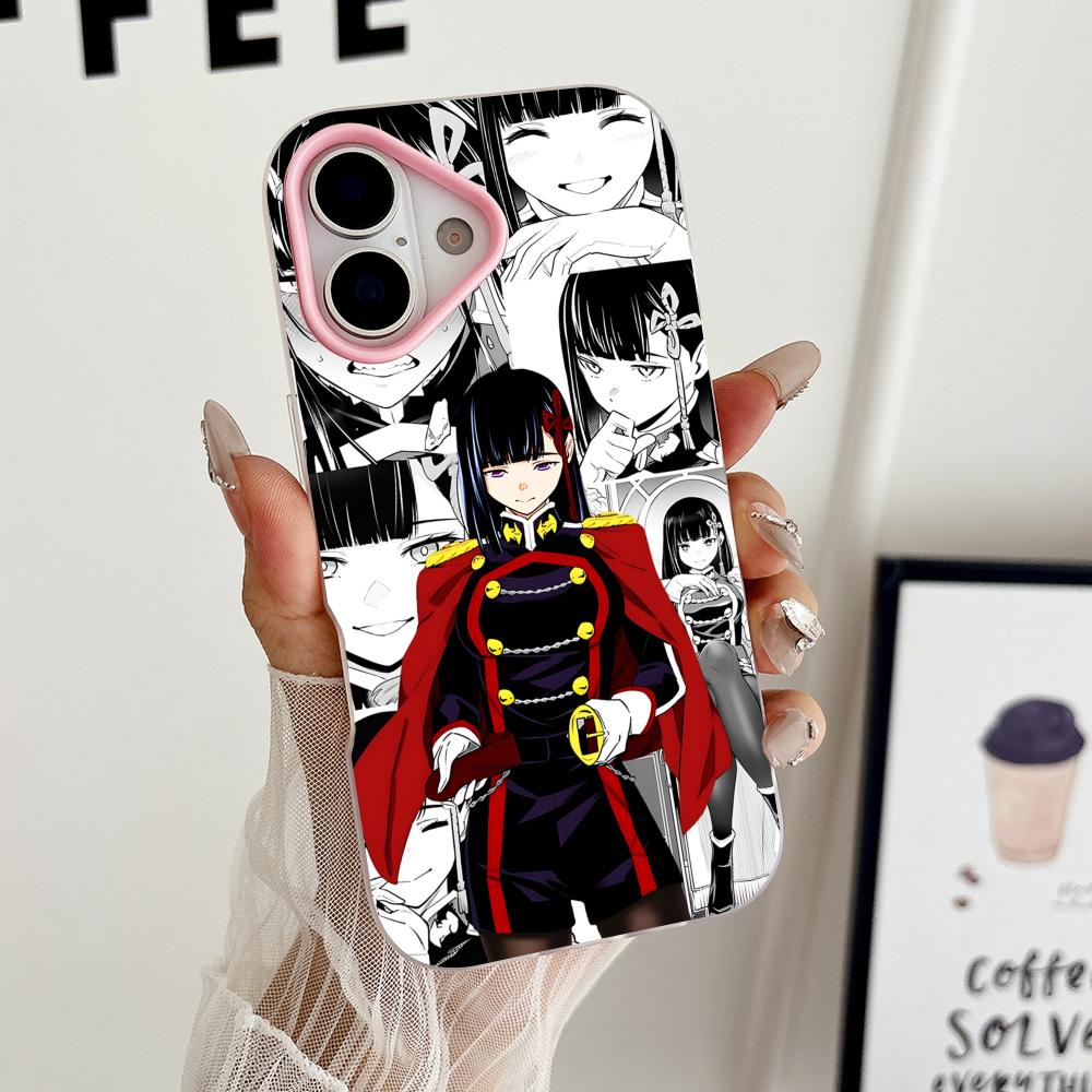 Mato seihei Ren Yamashiro Gelee Doppelschicht Rosa Handyhülle für iPhone 17 16 15 14 13 12 11 Air Pro Max Plus Schutzhülle