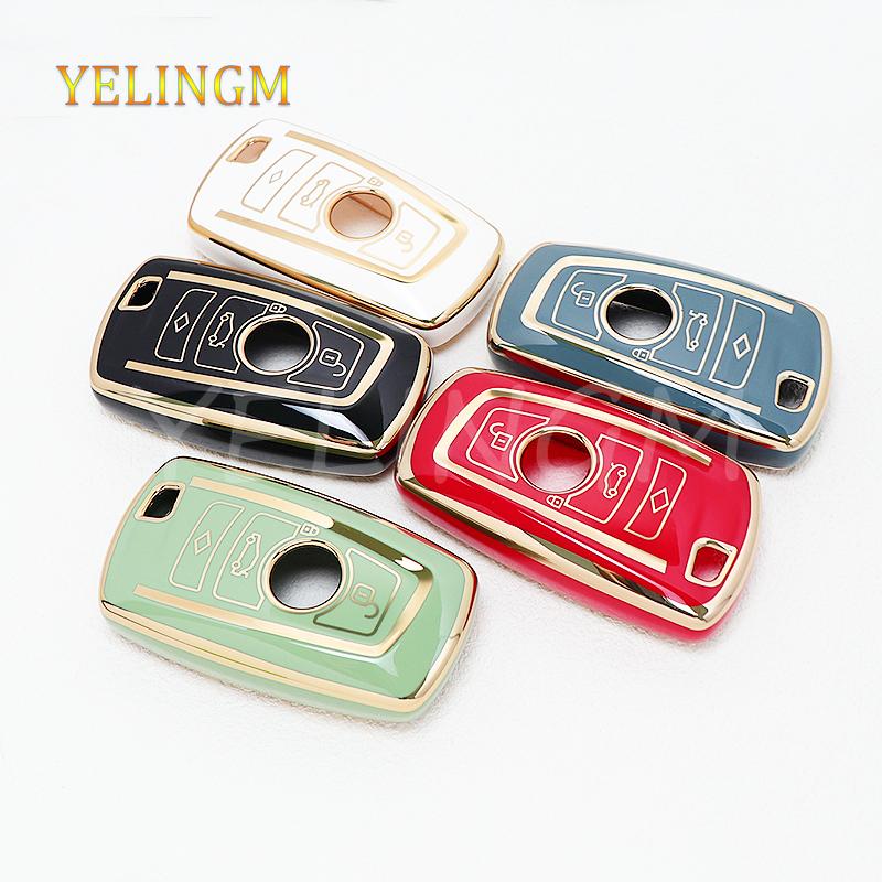 Car Remote Shell Key Case Cover For Bmw X1 X3 X4 X5 X6 G30 F15 F16 1 2 3 4 5 6 7 Series F36 F25 F26 F30 F34 F10 F07 F20 Z10