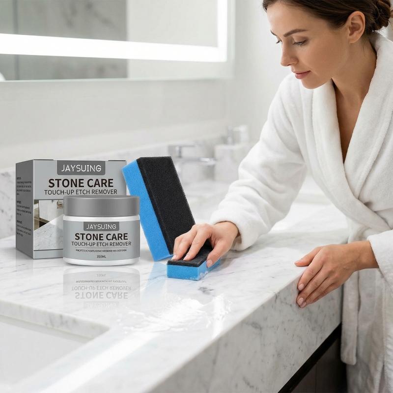 Marble Polishing Powder for Quartz Kitchen Tile Floor High Efficiency Oil Stain Remover for Stone Cleaning