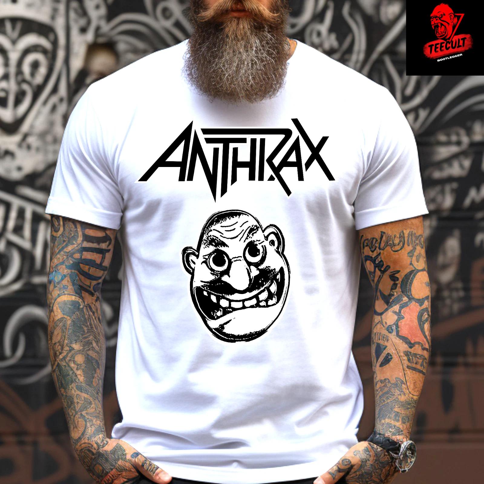 Men s and Women s T-shirts Anthrax Heavy Metal Rock Band Unisex Premium Heavy Cotton XS
