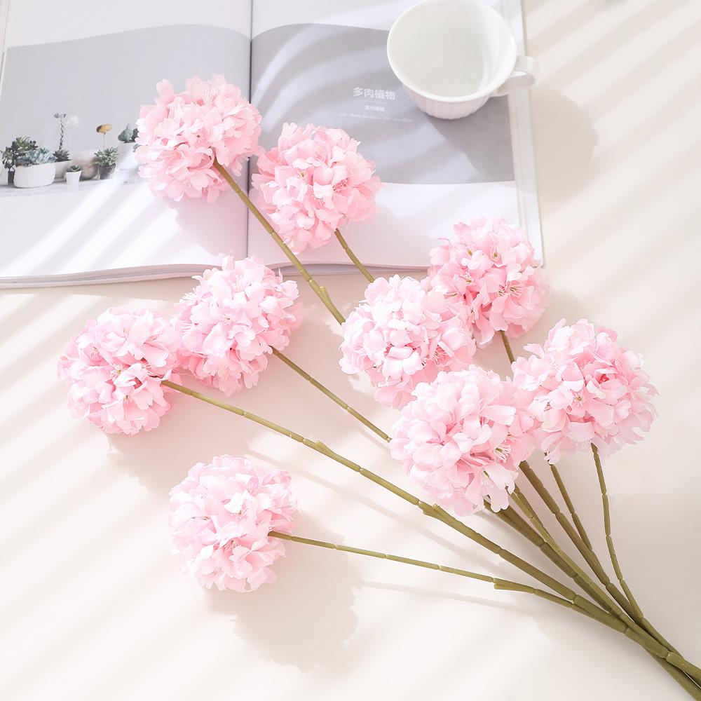 

1Pcs Artificial Flowers Bouquet 82CM 3Heads Fake Flowers for Home Decor Garden Wedding Decoration Outdoor Flower Arrangement Picture Shows 3 Pcs рожевий