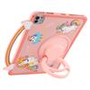 Tablet Case For iPad Air 11 /(2024)/Pro 11 /11 (2024)/(2022)/(2021)/(2020)/(2018)/Air (2022)/(2020) Handle Rotating Kickstand Unicorn Silicone Cover