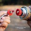 Outdoor Gas Tank Support Adapter Multi-Functional Anti-Leakage Self-Locking Device Stove Converter Head Camping Accessories