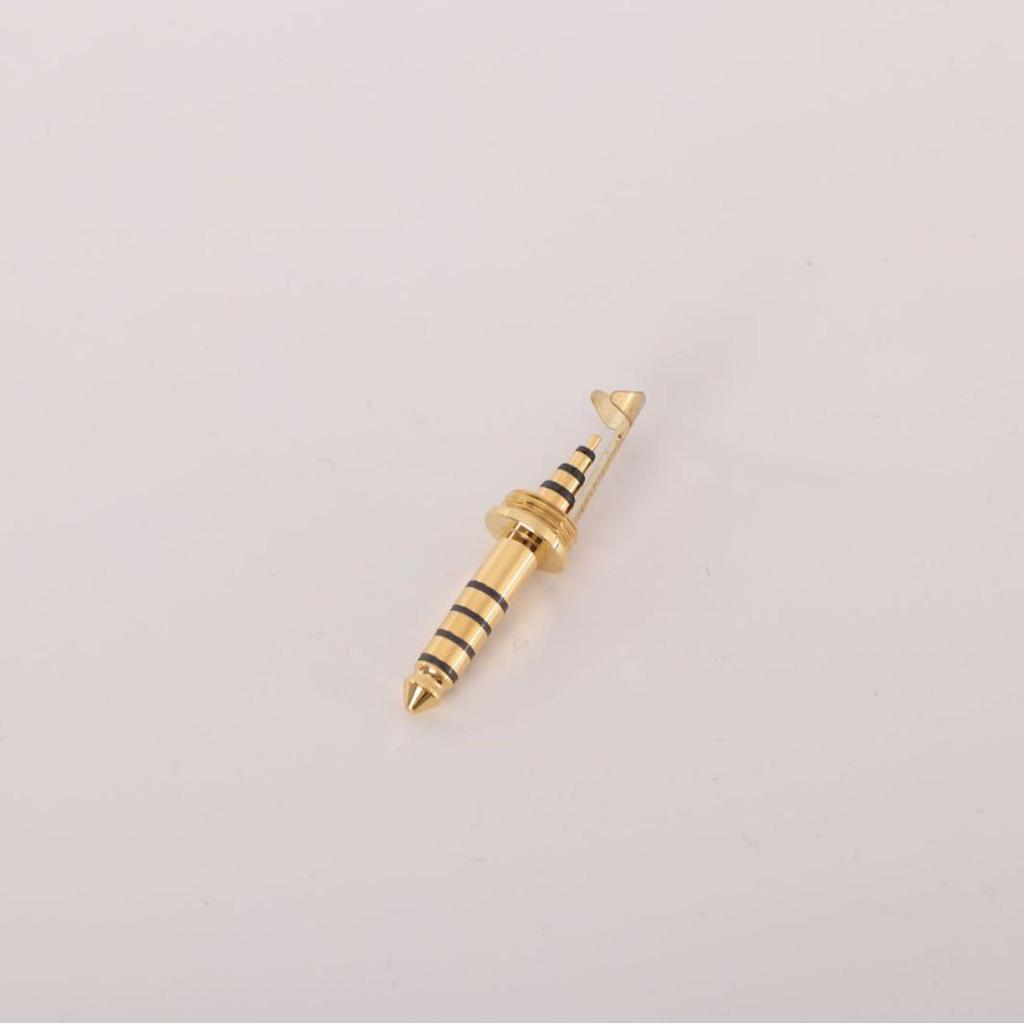 LCP High-Temp Durable 4-Pin Male Connector Plug, Gold Plated, M8*0.75 Thread