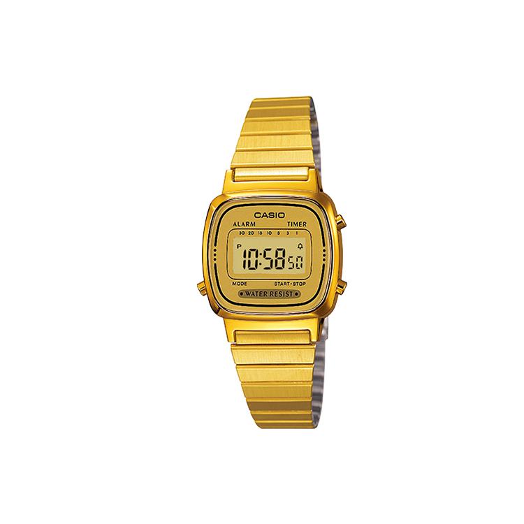 CASIO Women's YOUTH Gold Watch LA670WGA-9D LA670WGA-9D