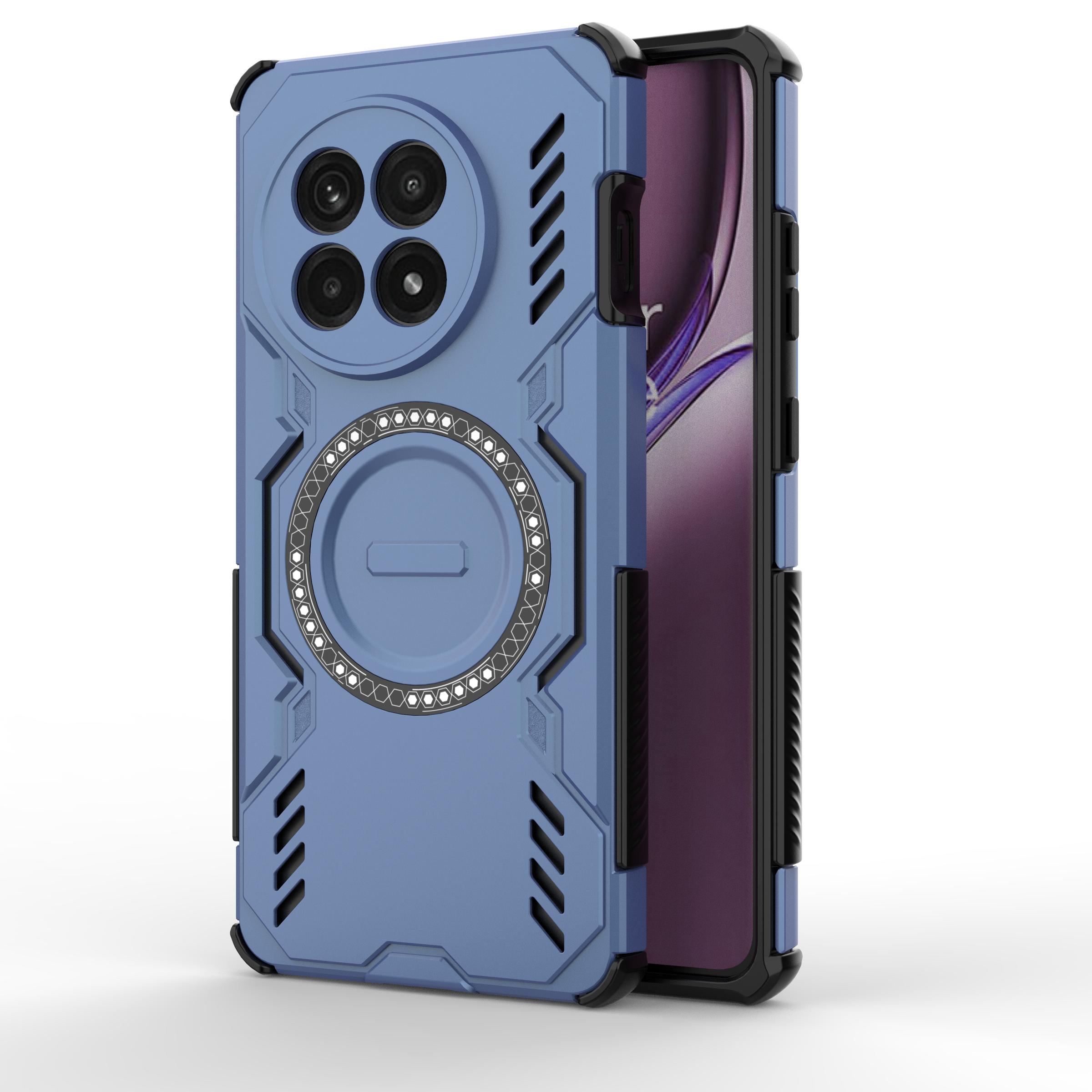 

Жесткий магнитный чехол для телефона OnePlus 13T/13R/OnePlus 13/OnePlus Nord 4, двухслойный, прочный, ударопрочный чехол из ТПУ+ПК OnePlus 13T синий