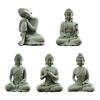 Buddha Statue Figur, Dekorationsornament Yoga Figuren zum Meditieren Indoor Yoga