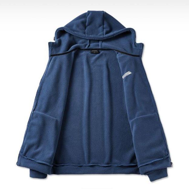Spring and Autumn Men's Fleece Cardigan Outdoor Plus Size Fleece Cardigan, Hooded Sweater, Men's Coat
