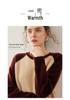 Women's Color Block Cashmere Sweater - Round Neck, Thick Knitwear for Autumn/Winter, Soft and Cozy Pullover