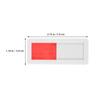 3pcs Acrylic Door Sign For Bathroom Office Hotel Room Privacy Slider Indicator Self Adhesive Vacant Occupied Slide Display