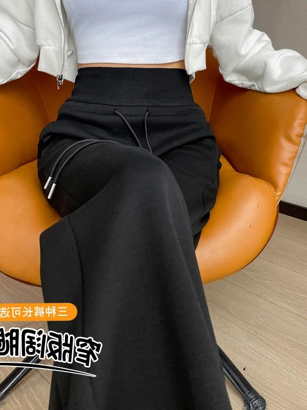 Women's New High-Waisted Pants: Narrow-Leg, Wide-Leg, Straight-Leg, Casual, Sweatpants, Sportswear.