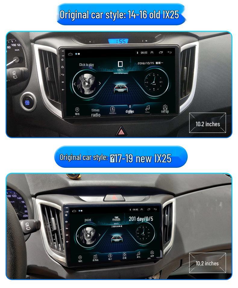 Grenzüberschreitender IX25 Android Smart Navigator: All-in-One Auto-Steuerung mit großem Bildschirm und Rückfahrkamera für Modelle 2014-2021.