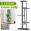 5 Layer Flower Pot Stand Display Shelf Outdoor/Indoor Potted Plant Flower Balcony Ladder Pot Plant Rack