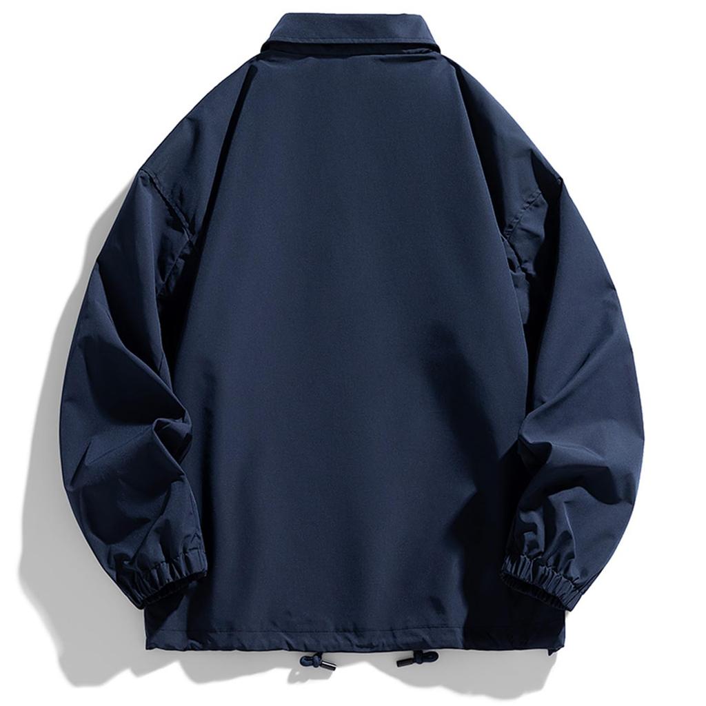 Coach Solid Mountain Outdoor Lightweight and Available in Plus Perfect for Casual and Spring Everyday and Sportswear [deenxinwa] Men's Jacket,