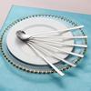 IMEEA Long Bar Spoons, 18-10 Stainless Steel Parfait Spoons, 23cm, Silver, 6-Piece Set, for Commercial Use