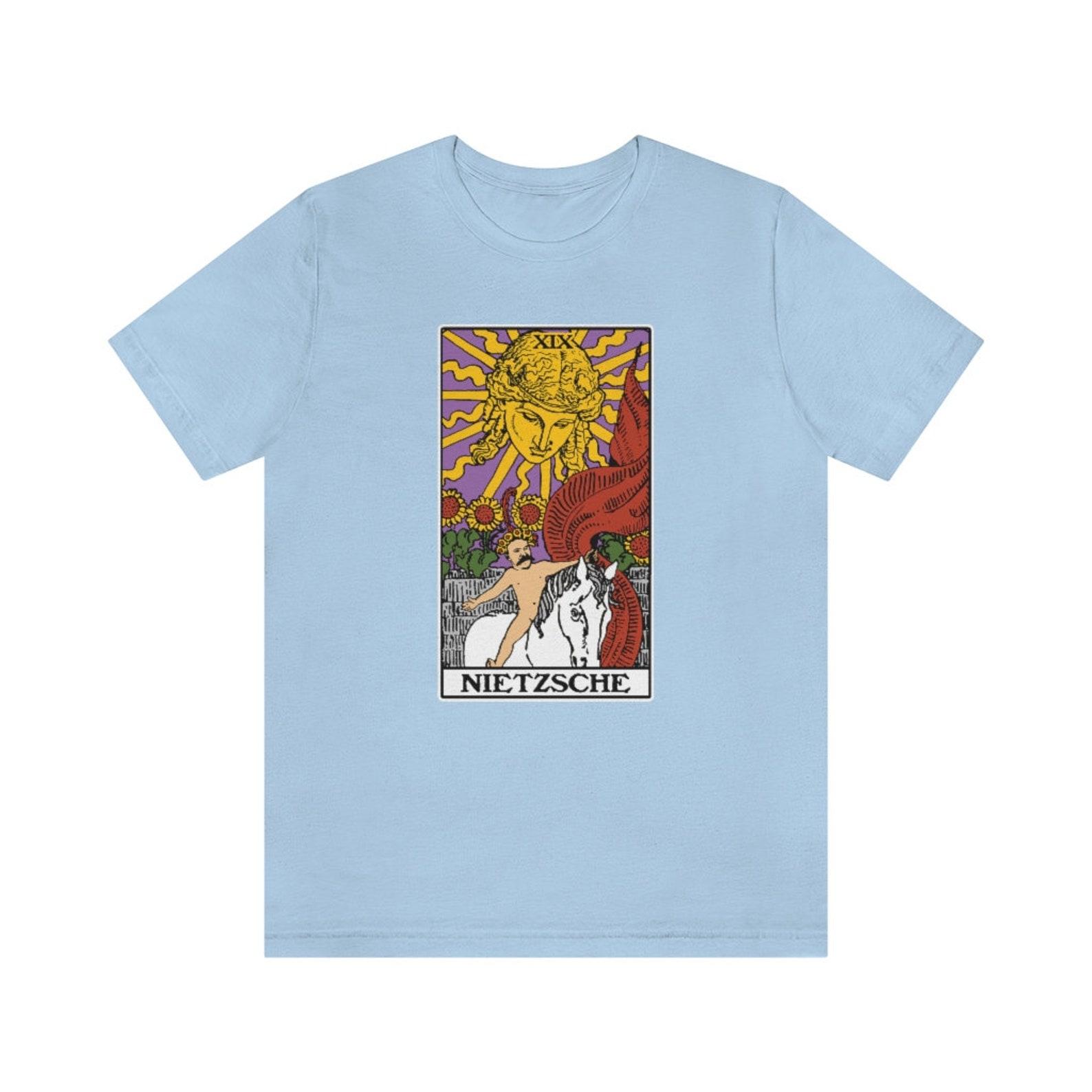Nietzsche Sun Tarot Philosophy T-shirt 2XL