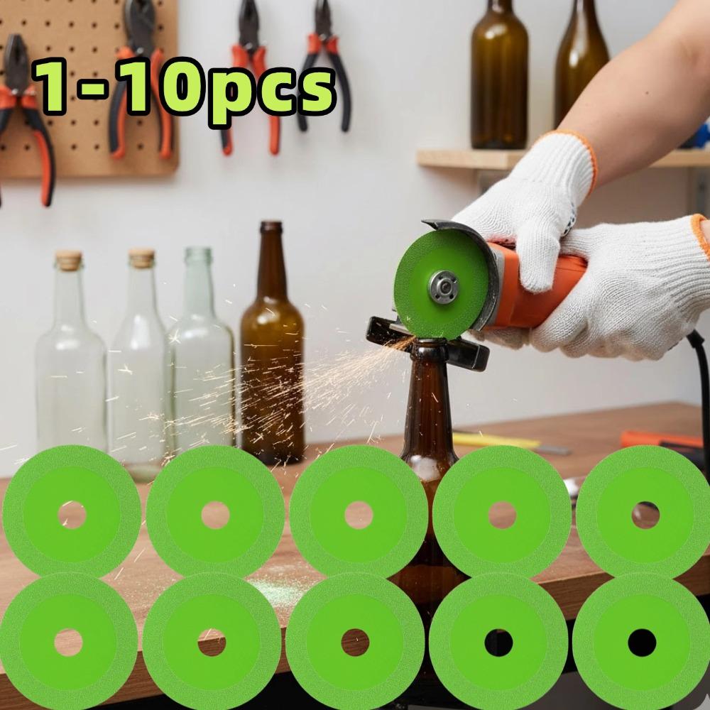 100mm Glass Cutting Disc Diamond Marble Saw Ceramic Tile Jade Glass Cutting Tool Sharp Brazing Grinding Disc 1-10pcs