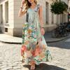 Women's Abstract Art Series Maxi Dress: Sleeveless,Flowy Soft Fabric,Loose Fit,Flattering & Versatile for Beach,Home,Casual Outings & Parties