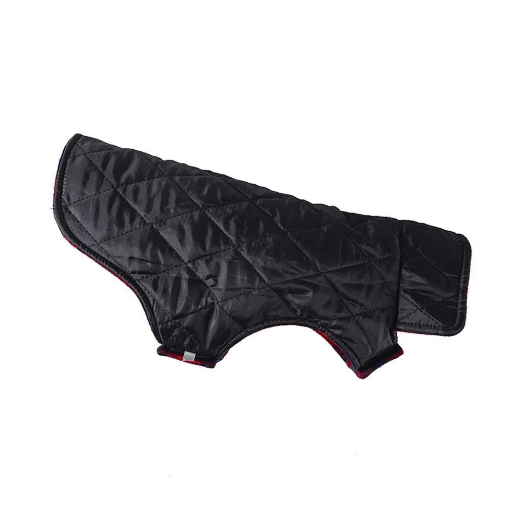 Pet Dog Cotton Vest Coat Plaid British Style Plaid Pet Vest Winter Coat Warm Dogs Apparel Jacket For Cat Small Medium Dog