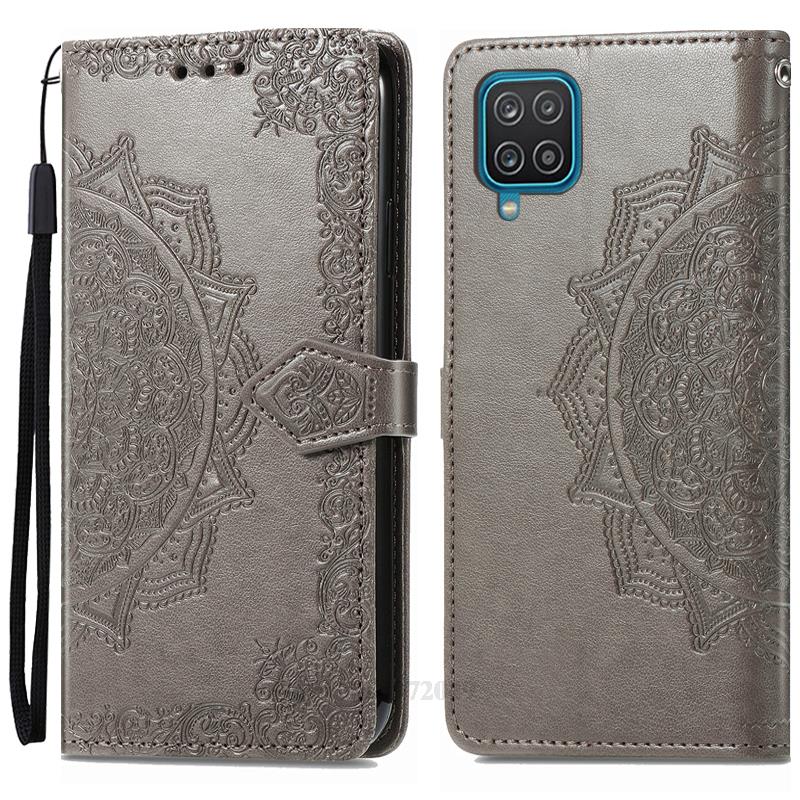 SamsungA12 Case For Samsung Galaxy A12 Wallet Leather Flip Phone Case For Samsung A12 A 12 Case Protective Cover Coque Fundas
