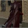 Leather Soft Casual Fit New Women Trench Coat Burgundy Handmade Lambskin Genuine