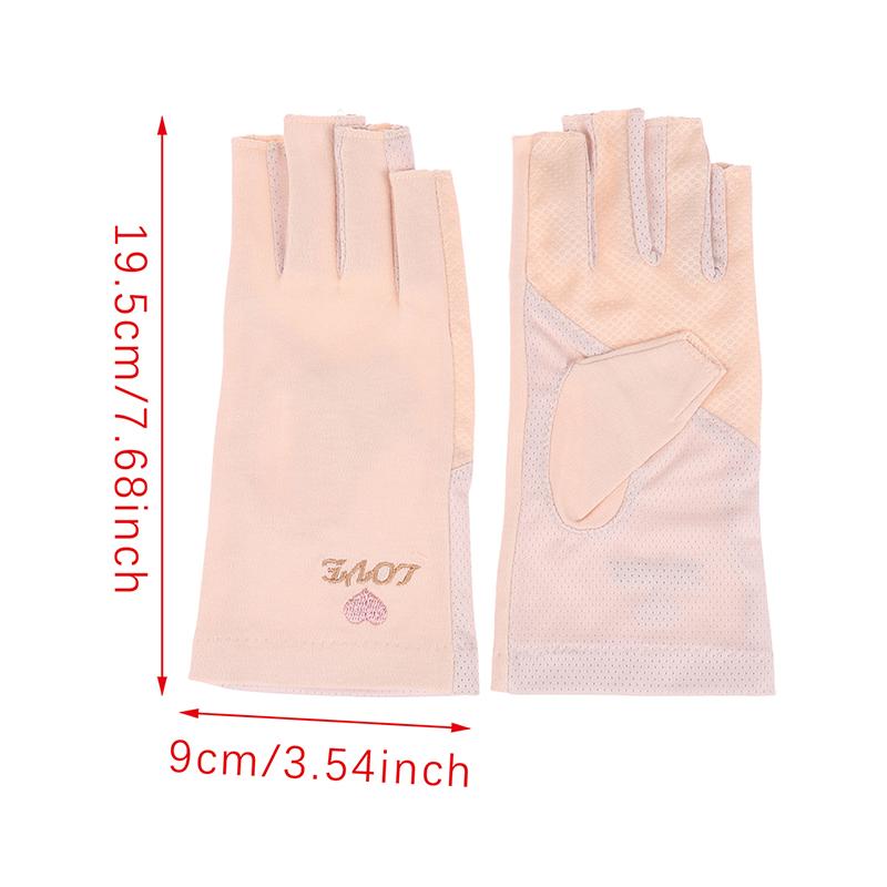 1 Pair Anti Uv Nail Gloves Uv Gel Shield Glove Fingerless Manicure Nail Art Tools Led Lamp Nails Dryer Radiation Hand Gloves