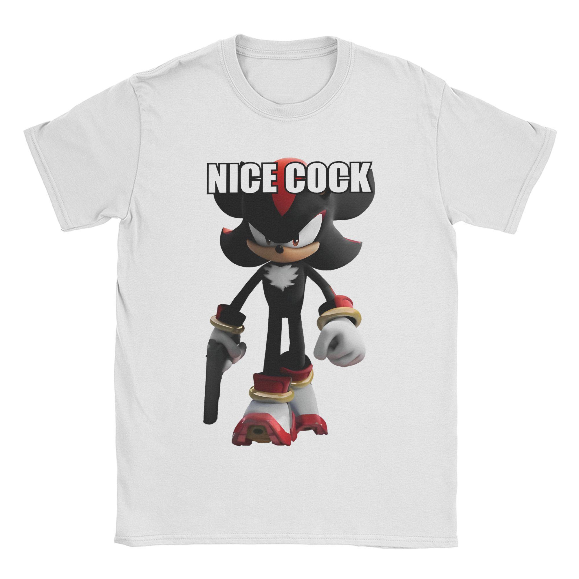 

Мужская Женская Футболка Еж Тень Мультяшная Хлопковая Топы Смешная С Коротким Рукавом Круглый Вырез Летняя Футболка S