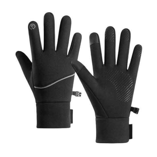 Wasserdichte Thermohandschuhe für Herren und Damen, warme Touchscreen-Handschuhe, winddichte Handschuhe mit rutschfester Handfläche zum Radfahren, Skifahren, Wandern