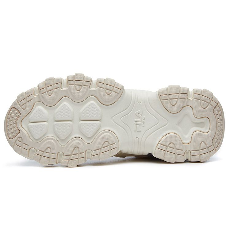 FILA Heritage-FHT Cat Paw 3.0 Low-Top Casual City Commuting Running Shoes Women sneaker Cream F12W144123FGD