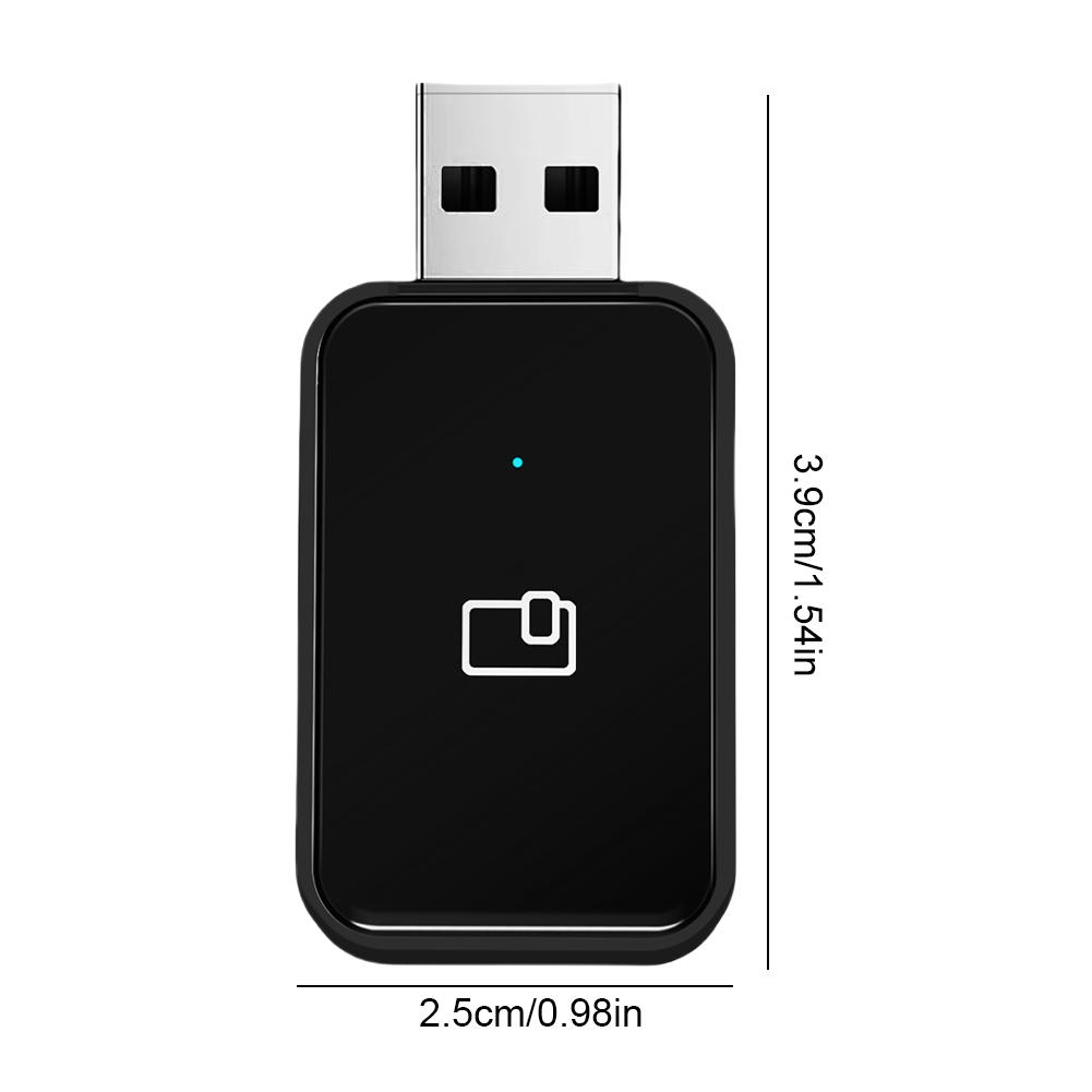 Wired To Wireless Carplay & Android Auto Mini Adapter Plug and Play Auto Connect for OEM Wired CarPlay Android Auto Car Systems