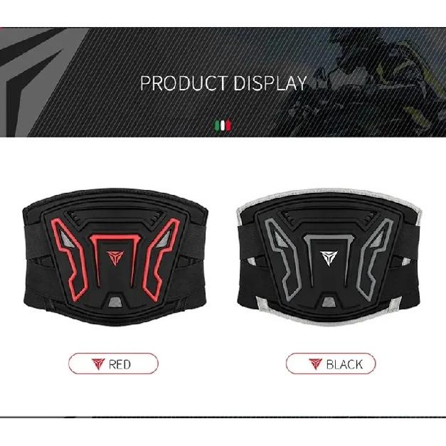 Motorcycle Waist Protector Brace Anti-Fall Motorcycle Protective Gear Comfortable Breathable Off-Road Waist Kidney Support Belt