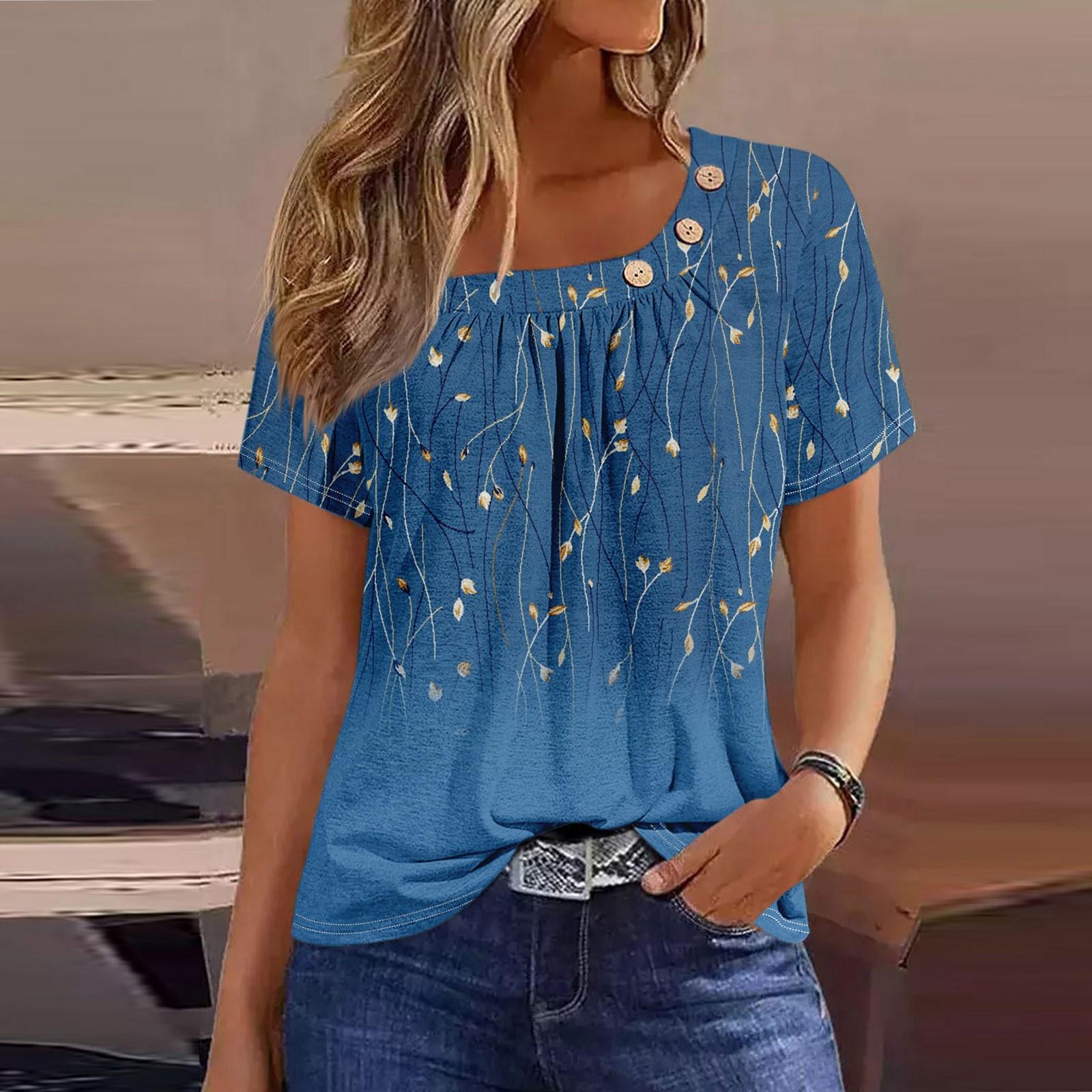 Женская мода с принтом и круглым вырезом — фото 3