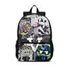 Murder Drones Cartoon Kids Mochila 47cm/18.5inch Large Capacity Backpack School Supplies School Bag for Boys Girls Best Gift