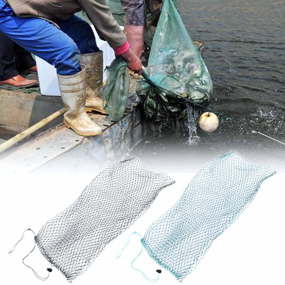 Nylon Foldable Tool Dip Drift Shrimping Net Fishing Cage Minnow Mesh Fishing Bait Trap Fishing Net