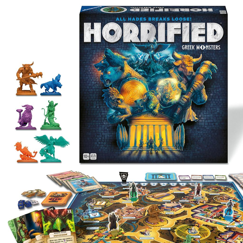 Ravensburger Greek Monsters Cooperative Strategy Board Game Ages 10 and 60002045 Horrified up,