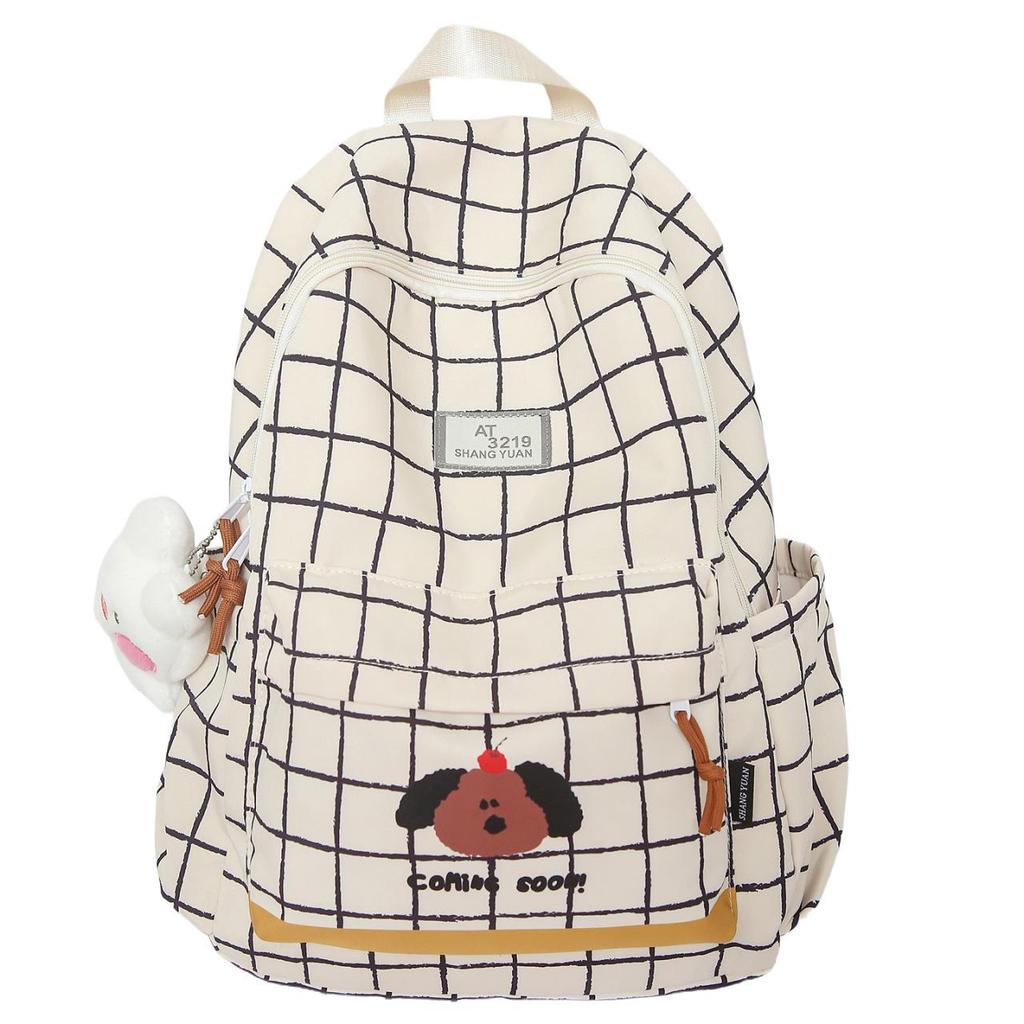 New Cute Cartoon Printed Student Backpack: Lightweight, Durable, Large Capacity Shoulder Bag for Casual Travel & School
