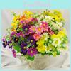 Chrysanthemum Silk Flower Bouquet For Indoor Garden Decor And Craft Projects