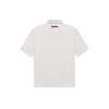 Fear of God Essentials Logo Short Sleeve Polo Shirt Unisex Tops Light-Oatmeal FOG-FW21-594