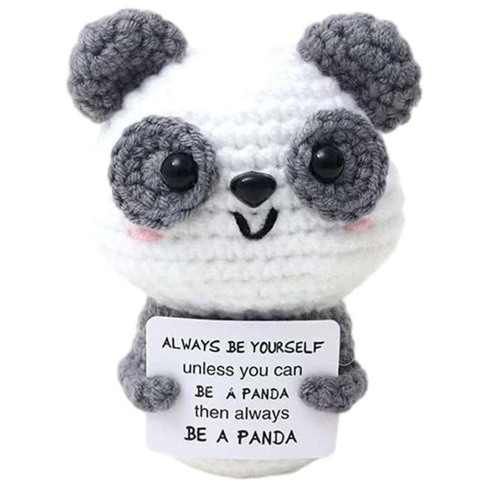 Positive Cute Potato Home Room Decor Mini Handmade Plush Ornament Knitting Wool Yarn Doll Birthday Gifts Room Decorations